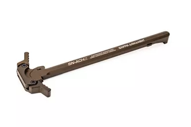 Griffin Armament SN-ACH 10 Gen2 AR-10 Ambi Charging Handle - Terra Brown