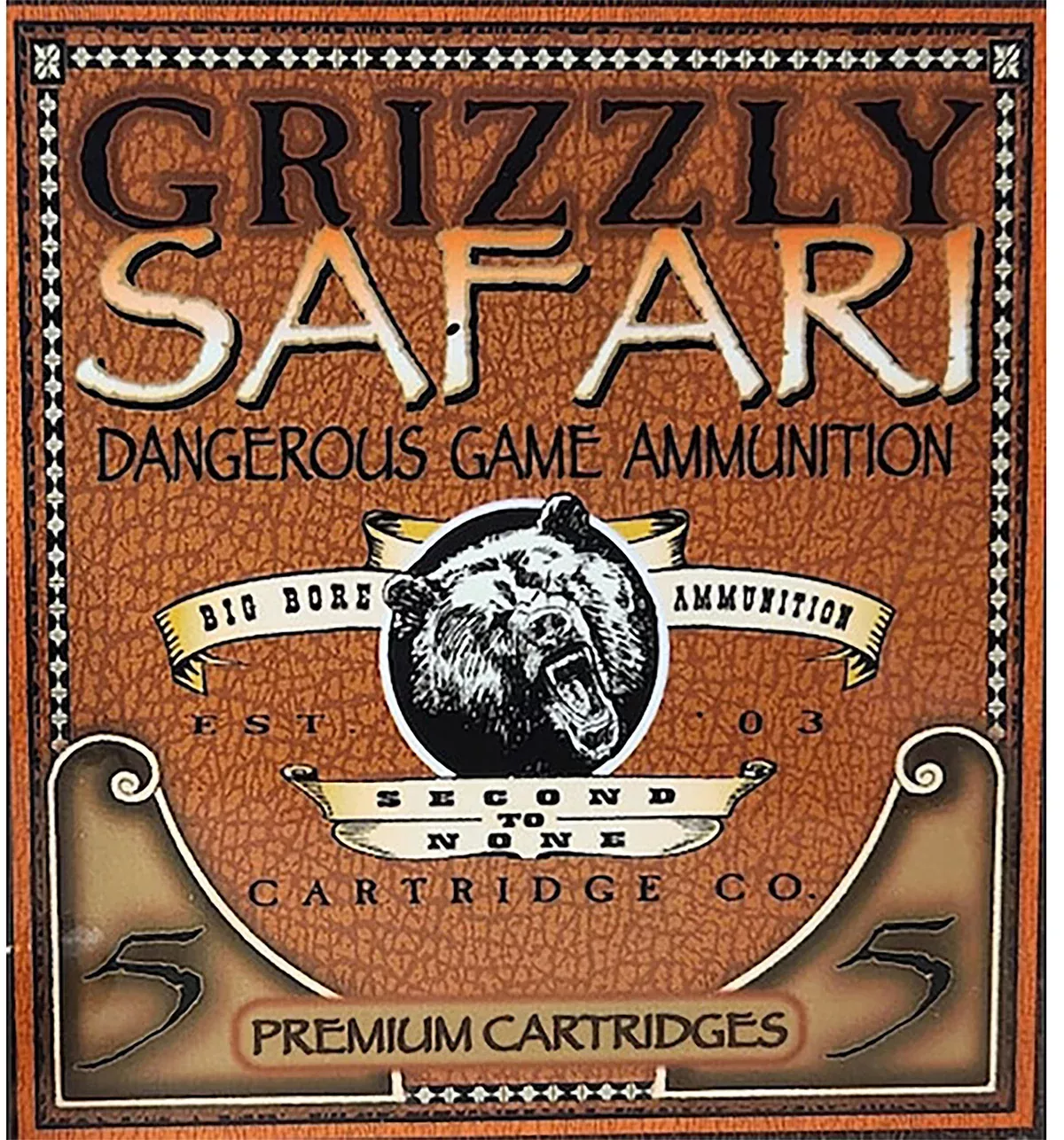 Grizzly Ammo GC416REM5 416RemMag 400gr Solid Brass 5 Per Box/10 Case