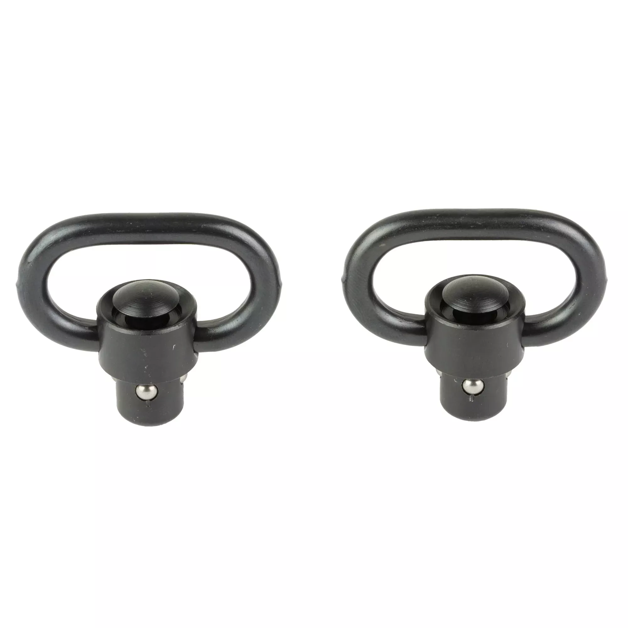 GrovTec Heavy-Duty Push Button Sling Swivels, 1-Inch Loop, Black Nitride Finish GTSW105