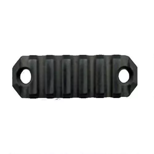 GrovTec M-LOK 5 Slot 2.2" Rail Section M-LOK to Picatinny Solid Aluminum Type III Black Hard Anodized Finish