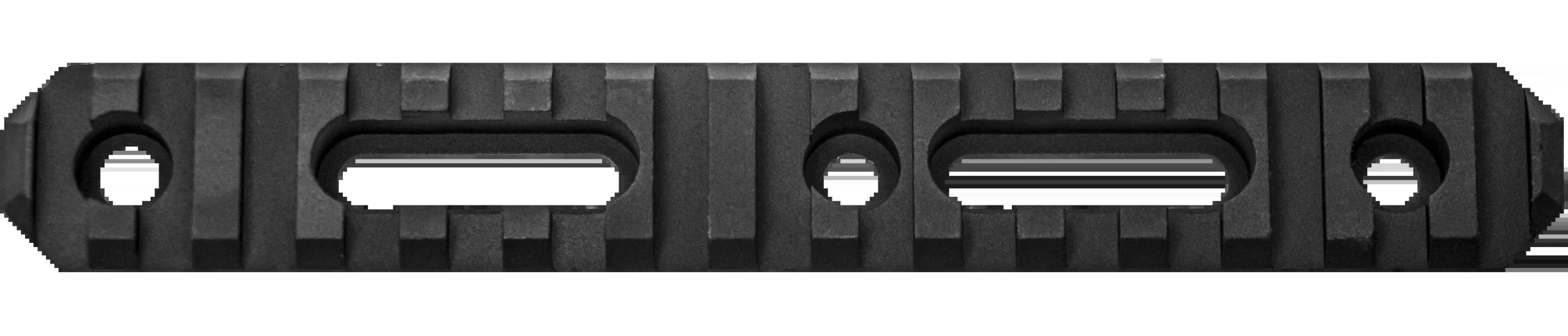 GrovTec US Inc 6 in 15-Slot MIL-STD-1913 Picatinny KeyMod Rail Section, Black Anodized GTSW191