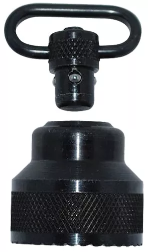 GrovTec US Inc GTSW298 Mag CapSet Shotgun 1" Push Button Black Oxide Moss 590/835 12 Gauge Steel