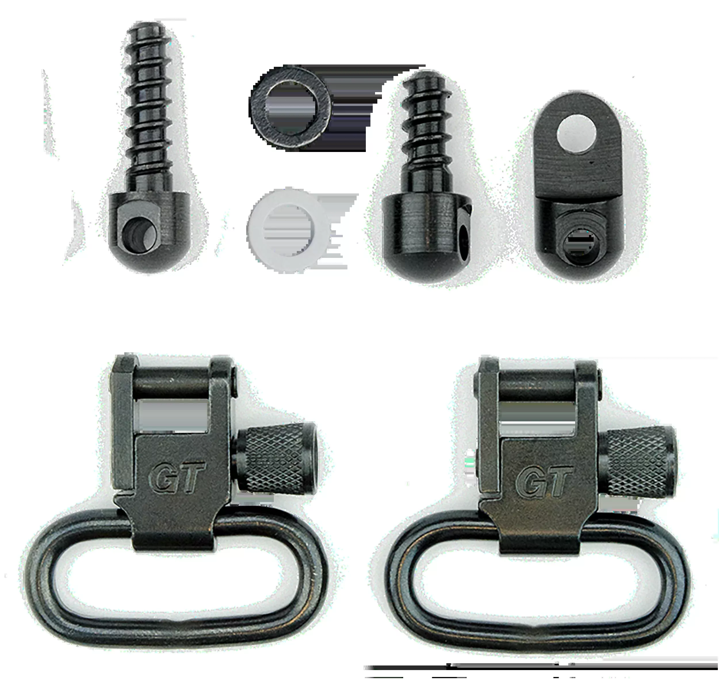 GrovTec US Inc Ruger Carbine Swivel Set, 1 in Locking Steel, Black Oxide Finish – GTSW27