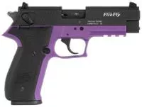 Gsg Gerg2210ffl Firefly 22 Lr 10 + 1 4 " Black Serrated Slide, Purple Zinc Alloy W/Accessory Rail Frame, Black Polymer Grip
