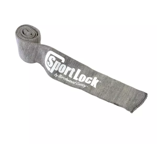 GSM SportLock Silicone Long Gun Sleeve, Gray 4 x 53 in Protective Sock - BC-06955