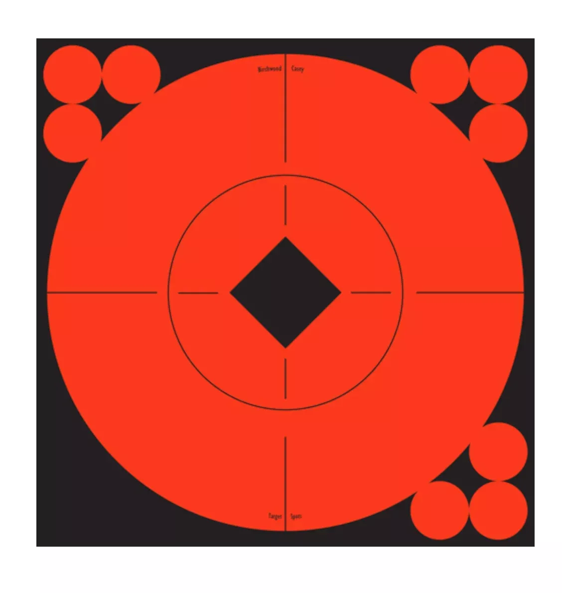 GSM Target Spots 6-inch Self-Adhesive Shooting Targets, 10-Pack with 120 Pasters BC-33906