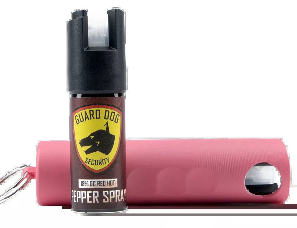 Guard Dog Harm & Hammer Keychain Pepper Spray with Glass-Breaker, Pink 0.50 oz, PSGDHHPK