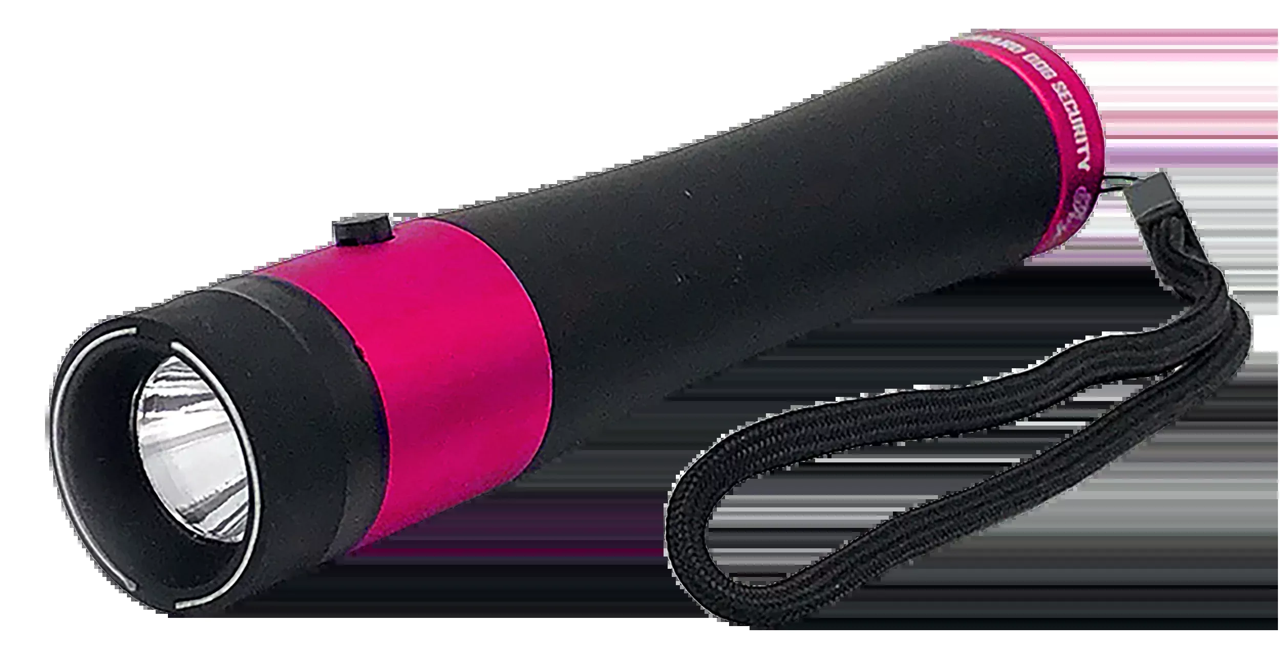 Guard Dog Ivy Stun Gun Flashlight, 200-Lumen Rechargeable, Black/Pink – SGGDI200HVPK