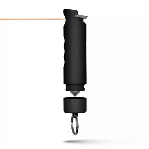 Guard Dog Security Harm & Hammer Pepper Spray Keychain with Glass Breaker, 0.5 oz Black GDGPSGDHHBK
