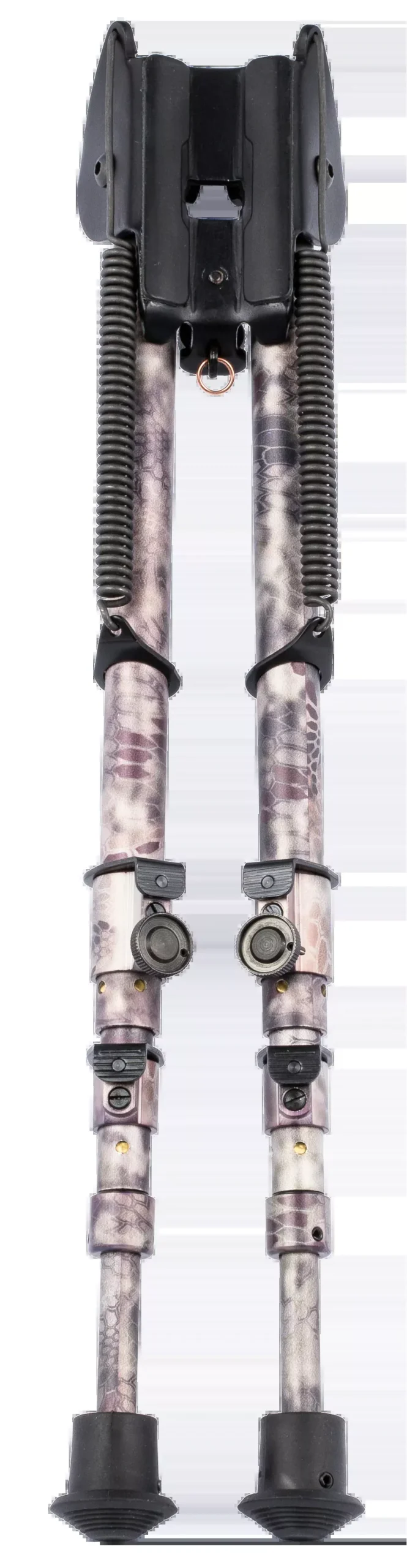 Harris Bipod, 13.5-27 in Adjustable, Kryptek Highlander, Sling Stud Mount, Steel/Aluminum 1A2-25CCAMO