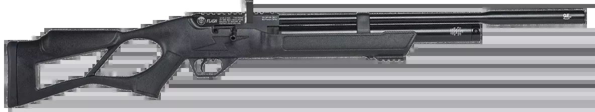Hatsan Flash QE PCP Air Rifle .22 Cal QuietEnergy Shrouded Barrel, Thumbhole Stock HGFLASH22