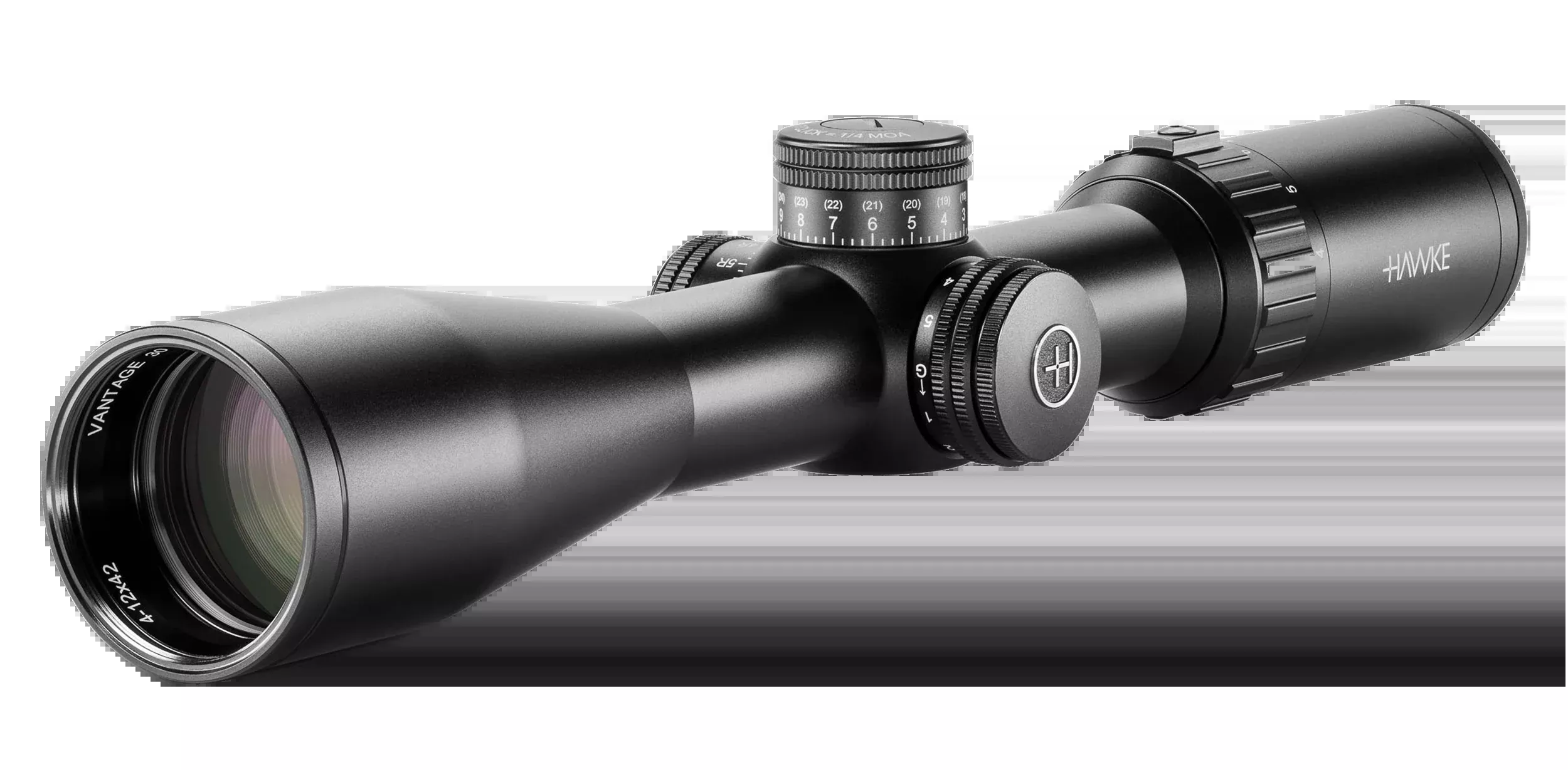 HAWKE SPORT OPTICS Vantage 30 WA IR 4-12x42 Riflescope, 30mm Tube, 6.5 Creedmoor Marksman 14280