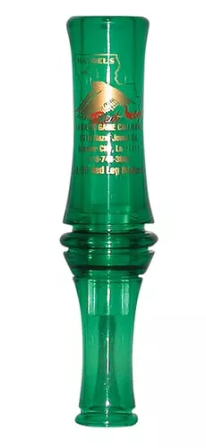 Haydels Game Calls RL99 "Redleg" MallardOpen Call Double Reed Mallard Sounds Attracts Ducks Green Plastic