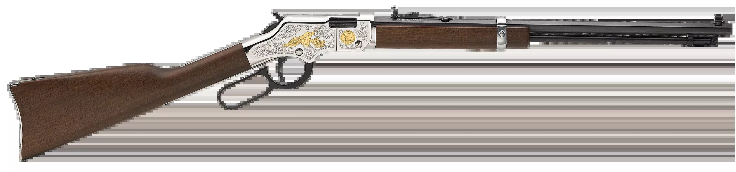 Henry Golden Boy 2nd Amendment Tribute 22 S/L/LR 20" 16 LR/21 Short Lever-Action Rifle