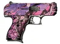 Hi- Point Cf380pi Model Cf 380 Acp Caliber With 3.50 " Barrel, 8 + 1 Capacity, Overall Hydro- Dipped Country Girl Camo Finish, Serrated Steel Slide & Polymer Grip