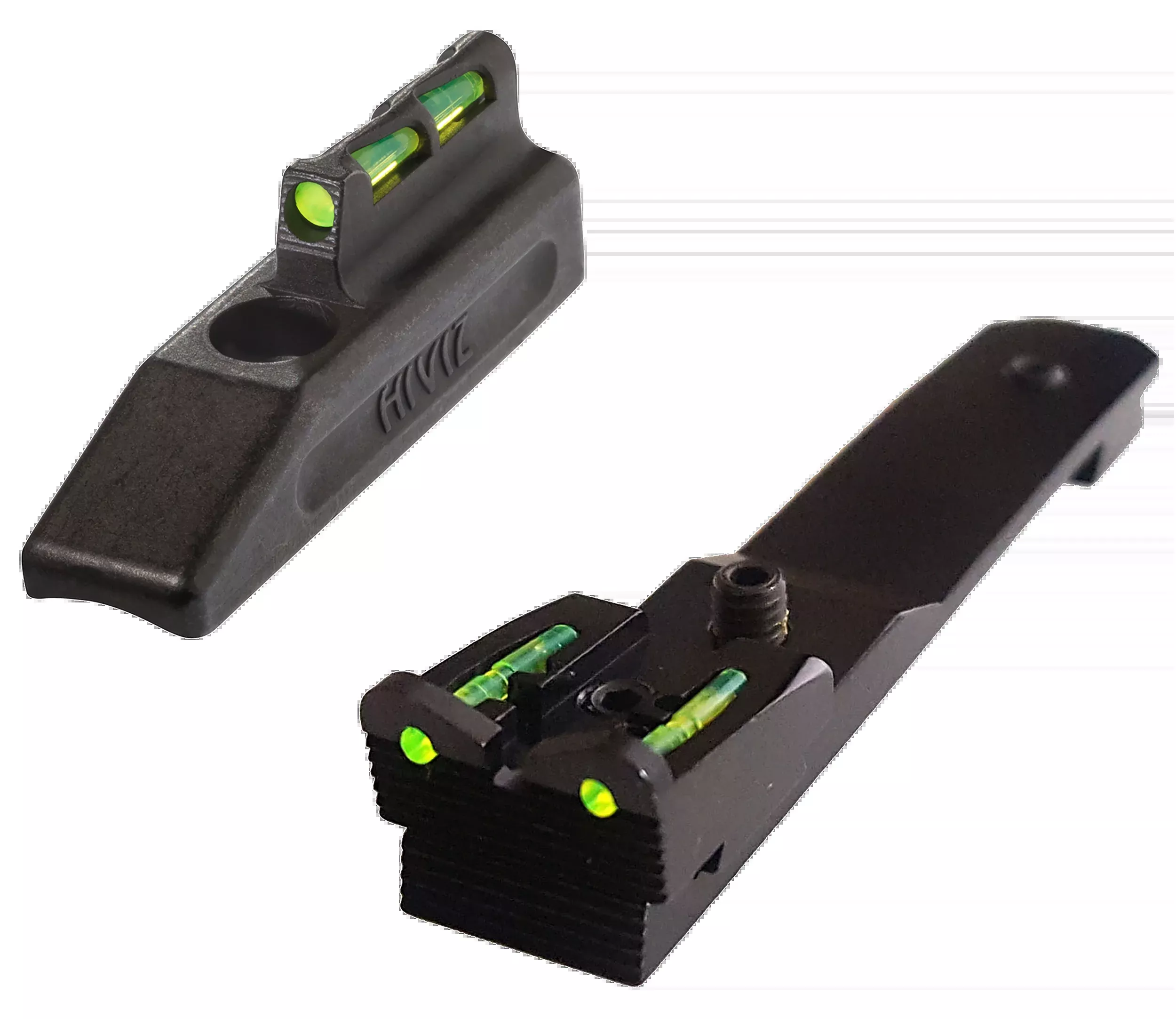 Hiviz Henry .22 LR LiteWave Rifle Sight Set with Interchangeable LitePipes, Adjustable Rear HHVS001