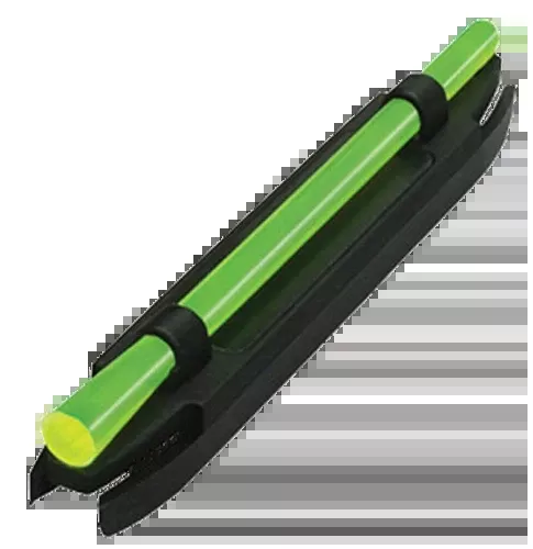 Hiviz S-Series Magnetic Shotgun Front Sight, Green Fiber Optic, Narrow Rib Fit (.218–.328), S300G