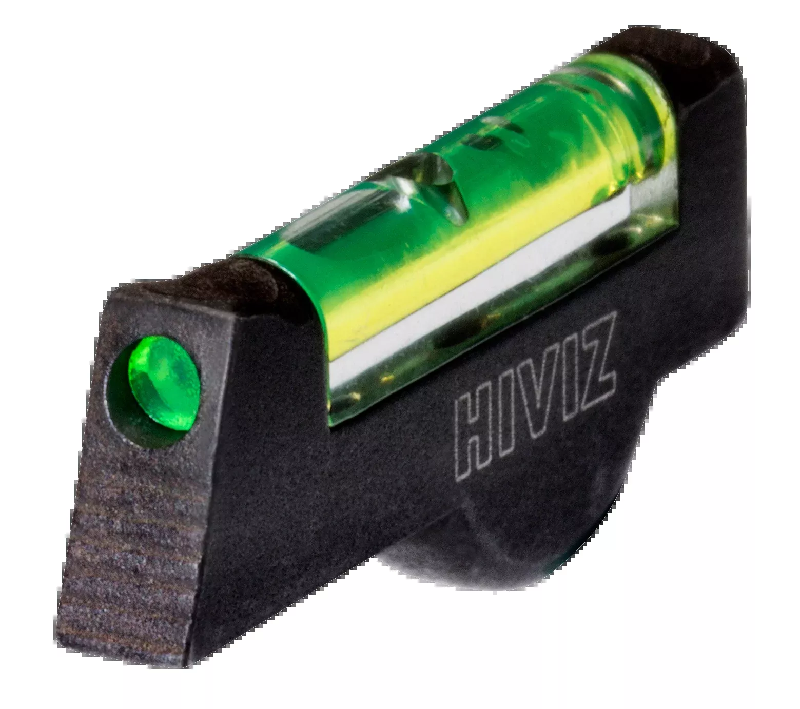 Hiviz Smith & Wesson Revolver Pinned Front Sight, Green Fiber Optic, Steel Resin Overmold, SW1002G