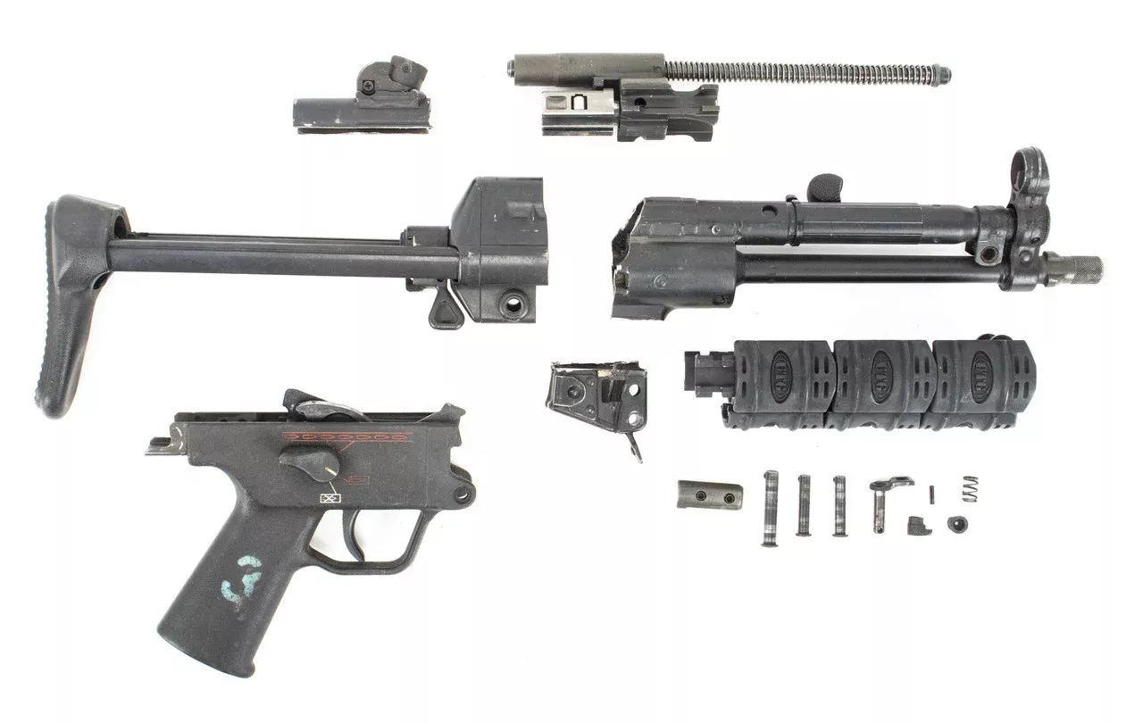 HK MP5 MP-5 9mm Parts Kit with Retractable Butt Stock (#6)