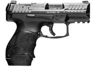 Hk Vp9sk, Subcompact, 9mm, 3.39 " Barrel, Matte Finish, Black, Night Sights, 15rd