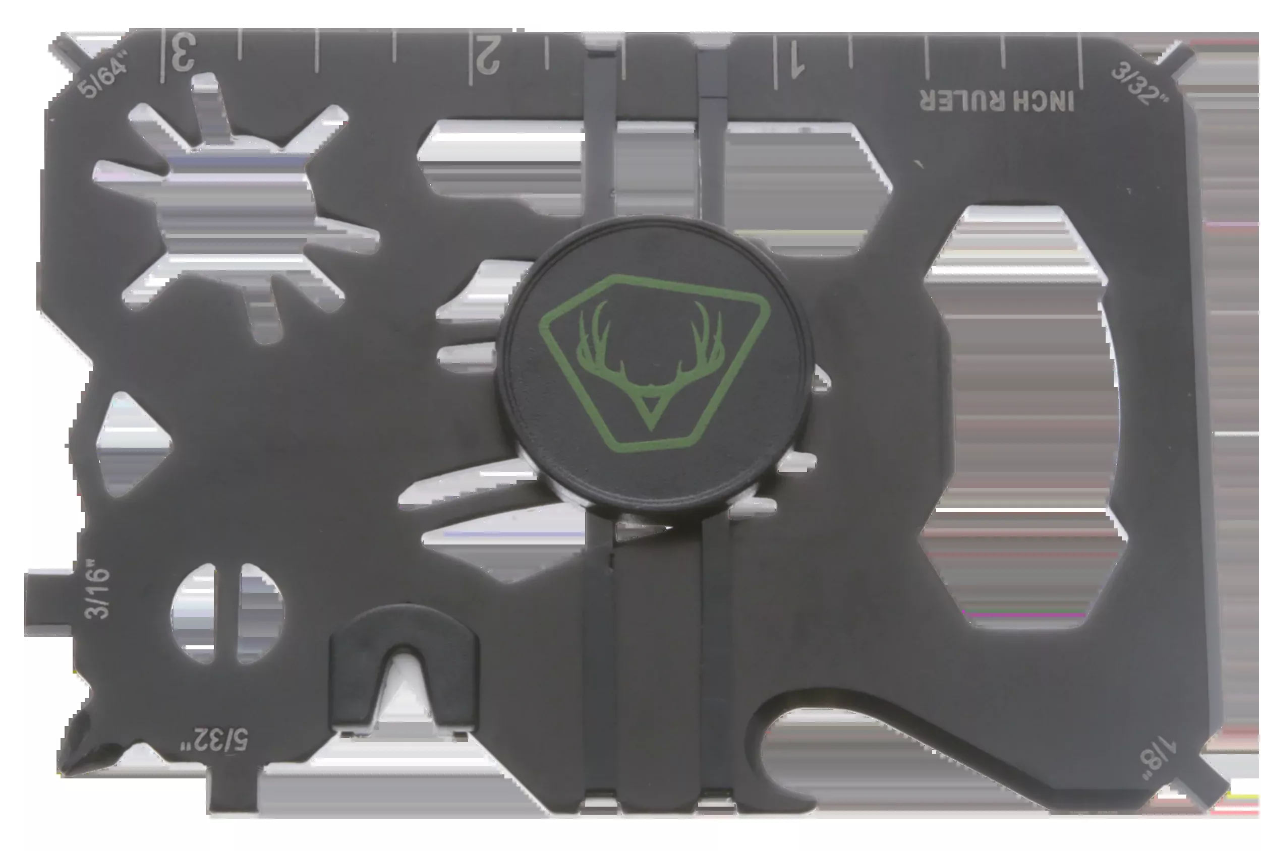 HME 20-in-1 Wallet Multi-Tool for Archery – Black Metal, Bow and Broadhead Tool HMEWMT