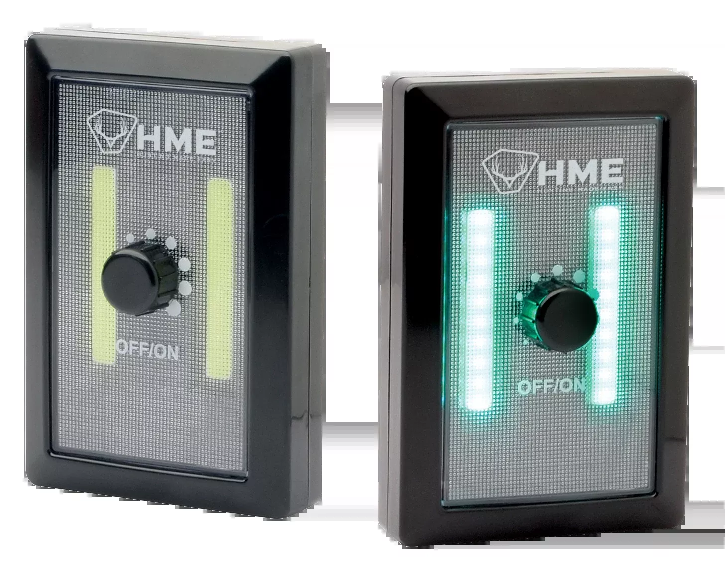 HME Chip-on-Board Green LED Wall Switch Light with Dimmer, 200 Lumens, ABS, Black COBGWS