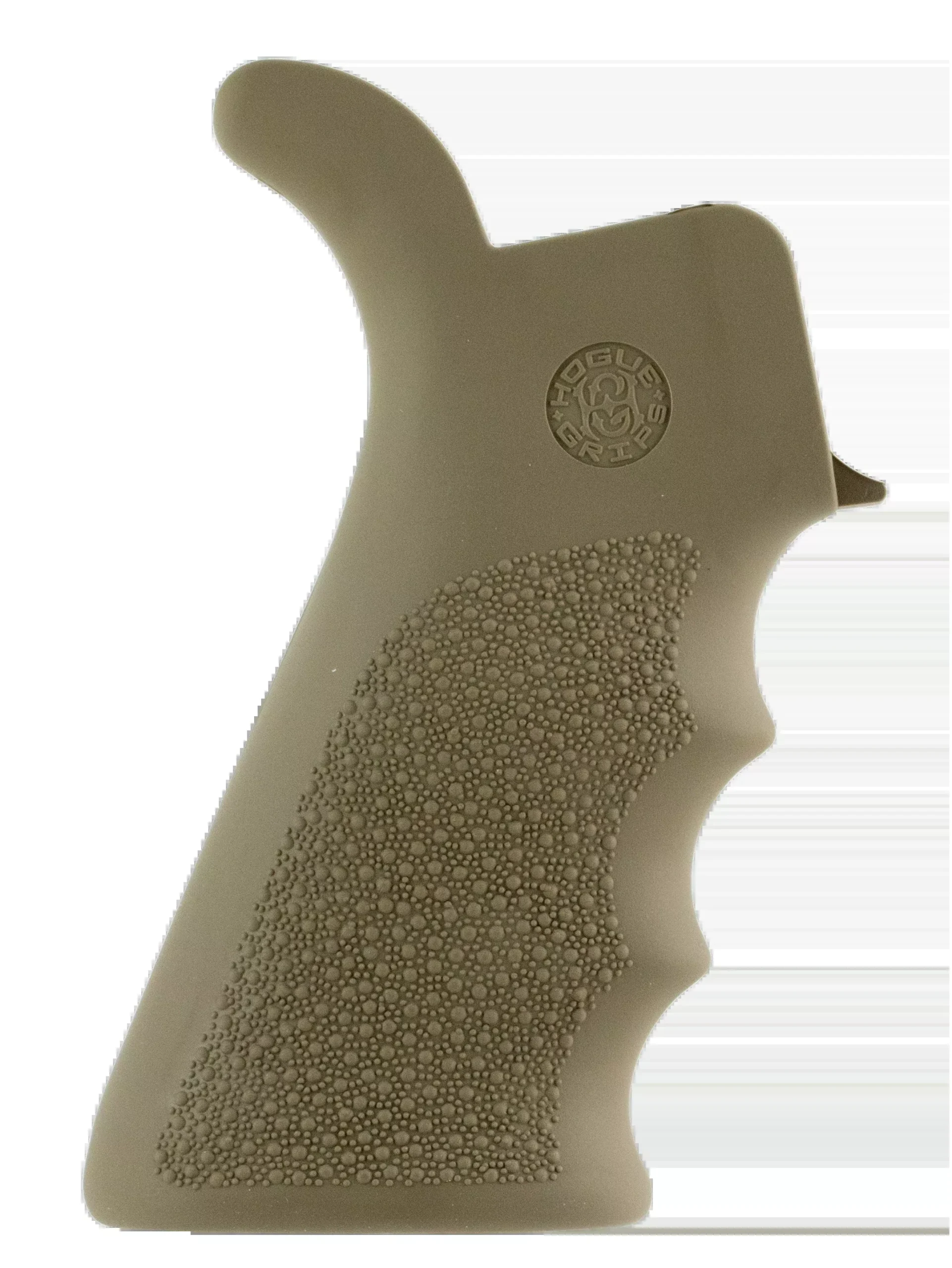 Hogue OverMolded AR-15/M16 Beavertail Grip, Cobblestone Texture, Desert Tan Rubber, 15023