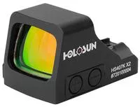 Holosun Hs407kx2 407 Black Anodized 1 X 0.58 " X 0.77 " 6 Moa Red Dot