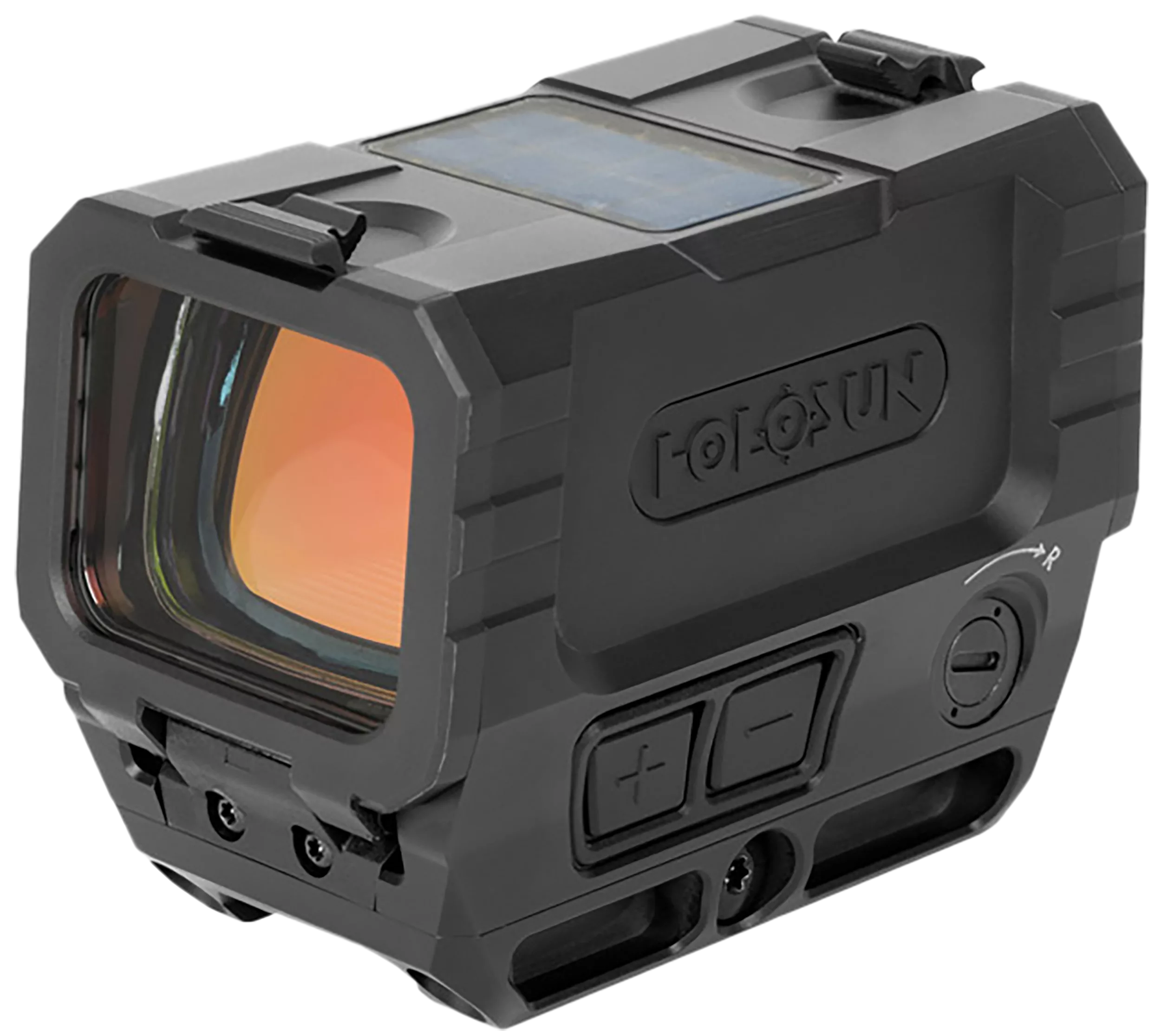Holosun RONINAEMSMAXRD AEMS Max Ronin Black Anodized 1 x 1.1" x 0.87" 2 MOA Red Dot/65 MOA Circle Multi Reticle