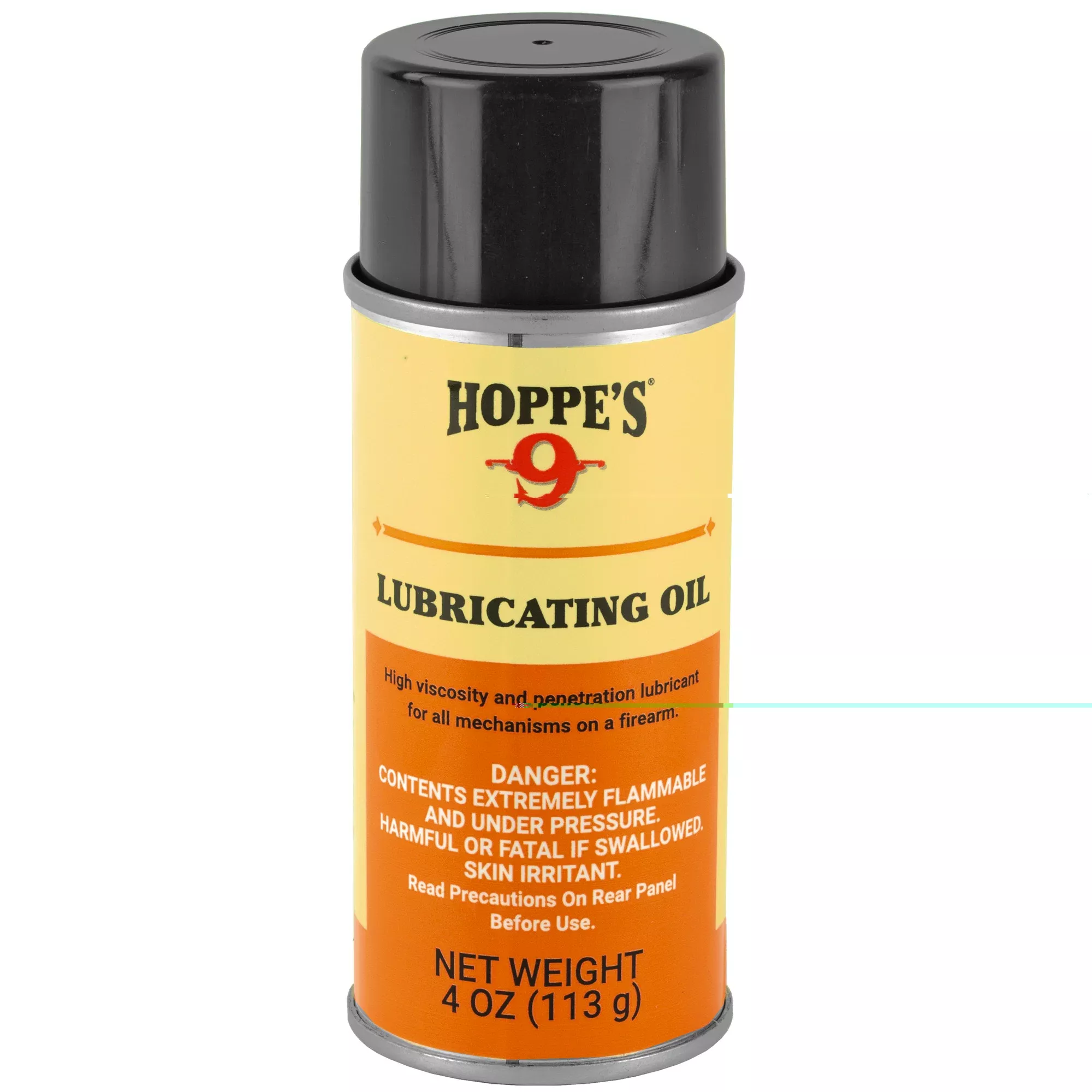 Hoppe's No. 9 Aerosol Lubricating Oil, High-Viscosity 4 oz Spray for Firearms — 1605