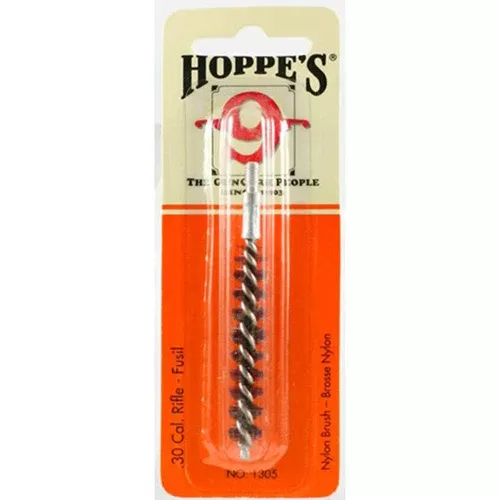 Hoppe's Nylon Bore Brush for .30 Caliber Rifles, Durable Multi-Directional Cleaning, HOP1305