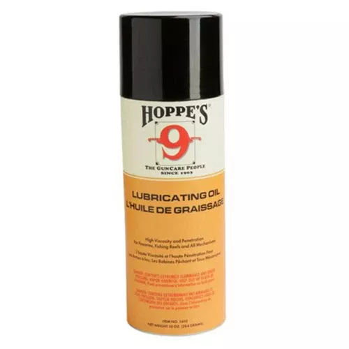 Hoppe's Traditional Lubricating Oil Aerosol, High-Viscosity, 10-Ounce Can for Firearms — HOP1610