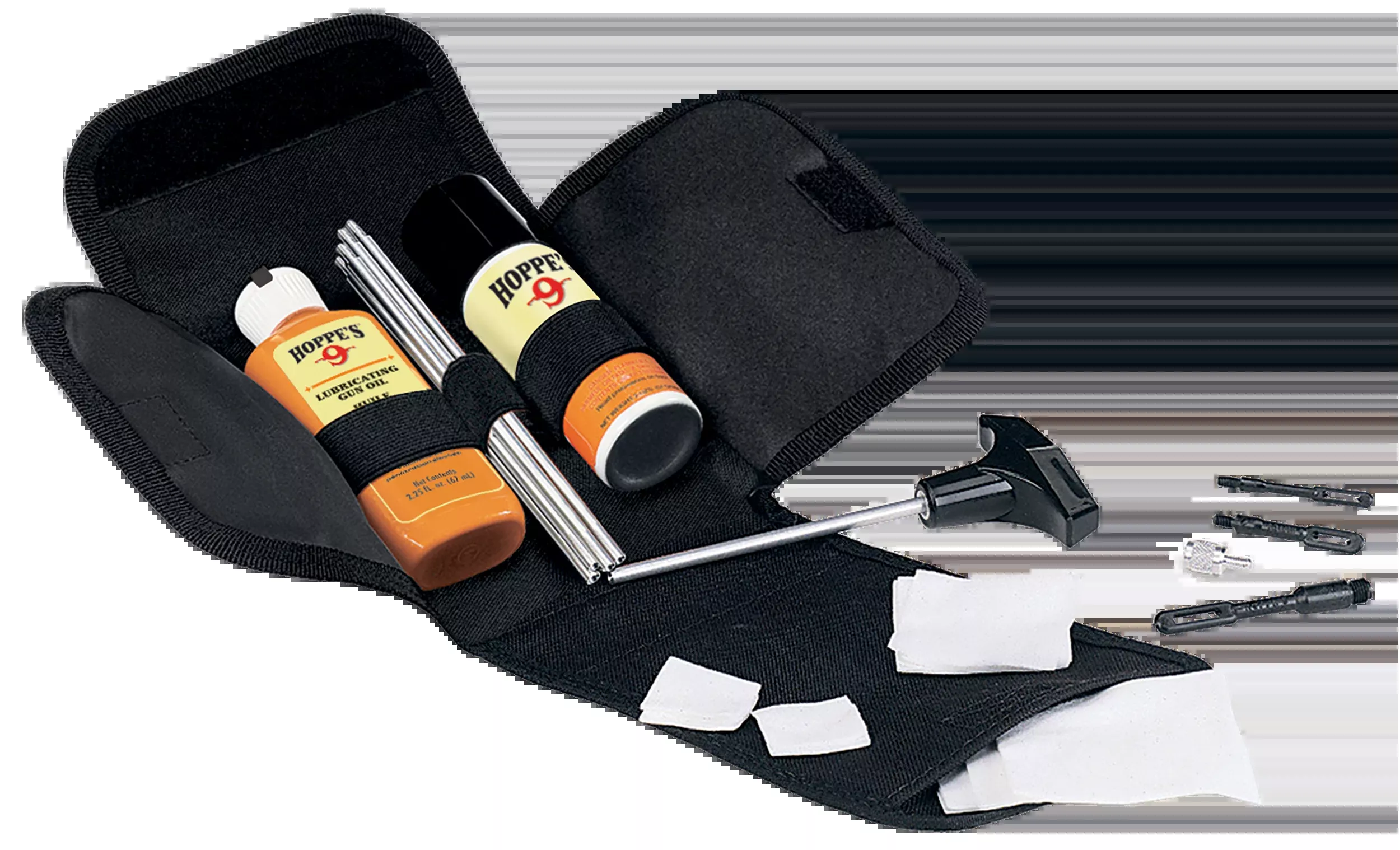 Hoppe's Universal Field Cleaning Kit with Rotating Rod & Oils, Compact Case – FC2