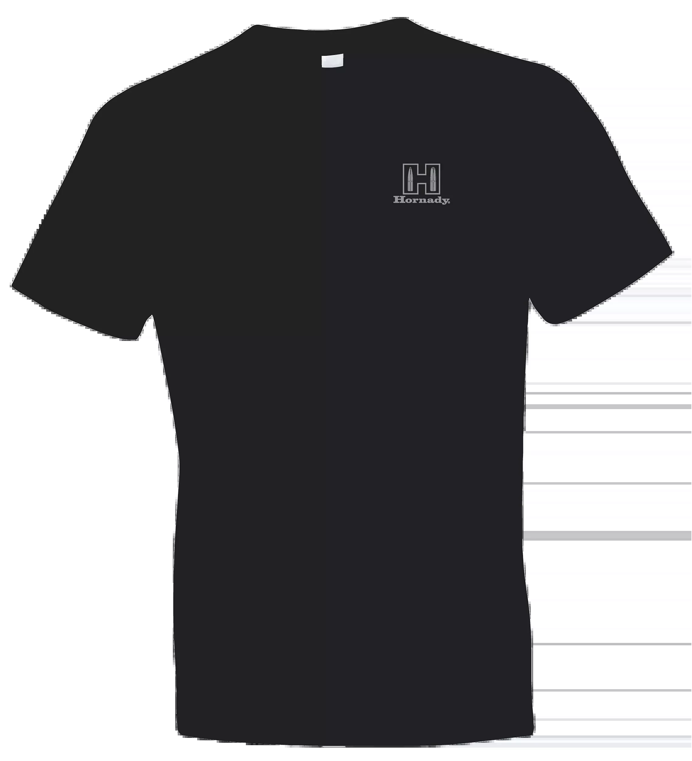 Horizon Design Fueled by Hornady T-Shirt, Black Short Sleeve 100% Cotton, Semi-Fitted, XL – 30124