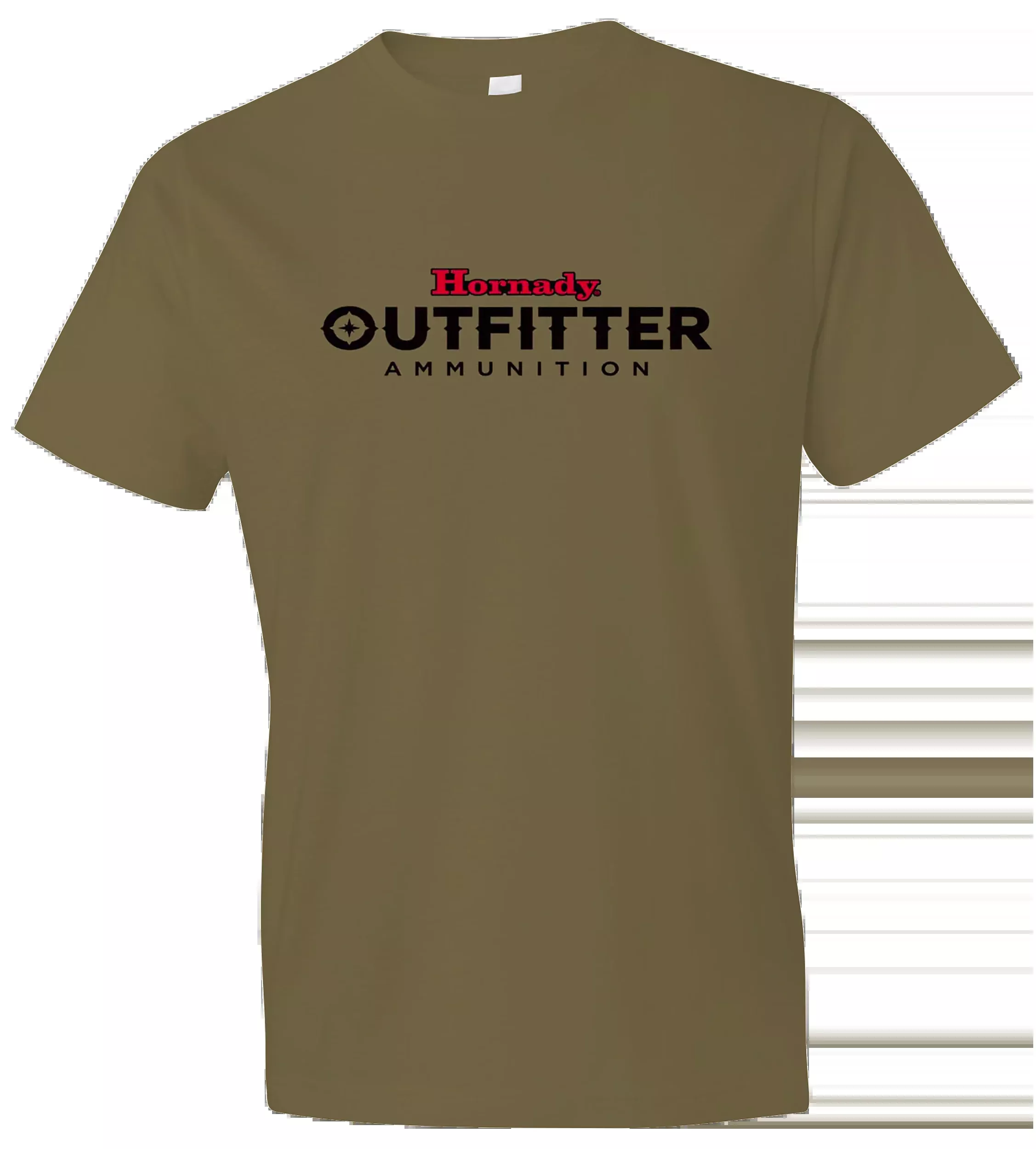 Horizon Design Hornady Big Buck T‑Shirt, Coyote Brown, 100% Cotton, Semi‑Fitted, XL – 31364