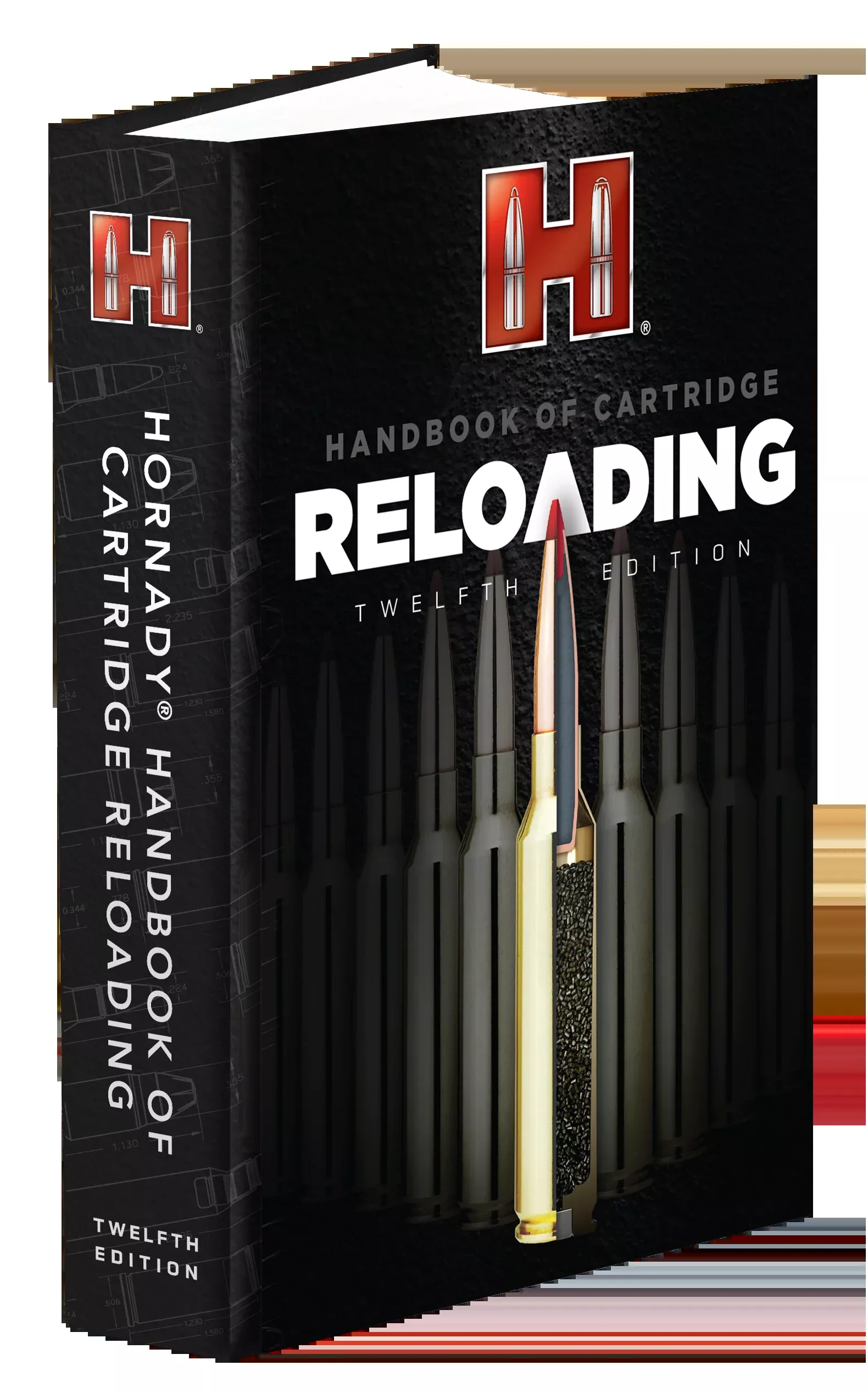 Hornady 12th Edition Reloading Handbook – Hard Cover Manual for Handgun & Rifle Reloading, 99242