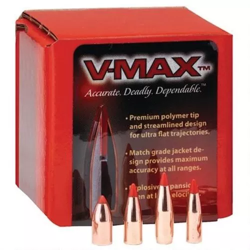 Hornady 22006 V-Max 20 Cal .204 40 gr V Max 100 Per Box