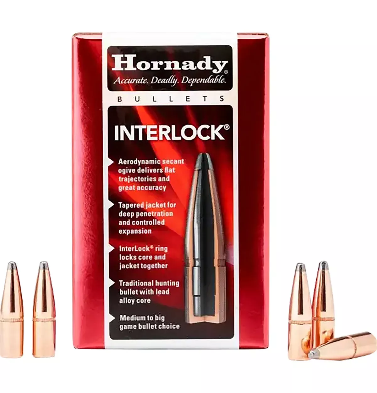 Hornady 3120 InterLock303 Cal .312 150 gr Soft Point 100 Per Box/ 15 Case