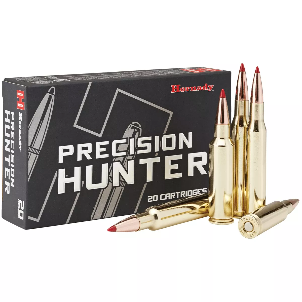 Hornady 85578 Precision Hunter 7mm-08 Rem 150 gr Extremely Low Drag eXpanding 20 Per Box