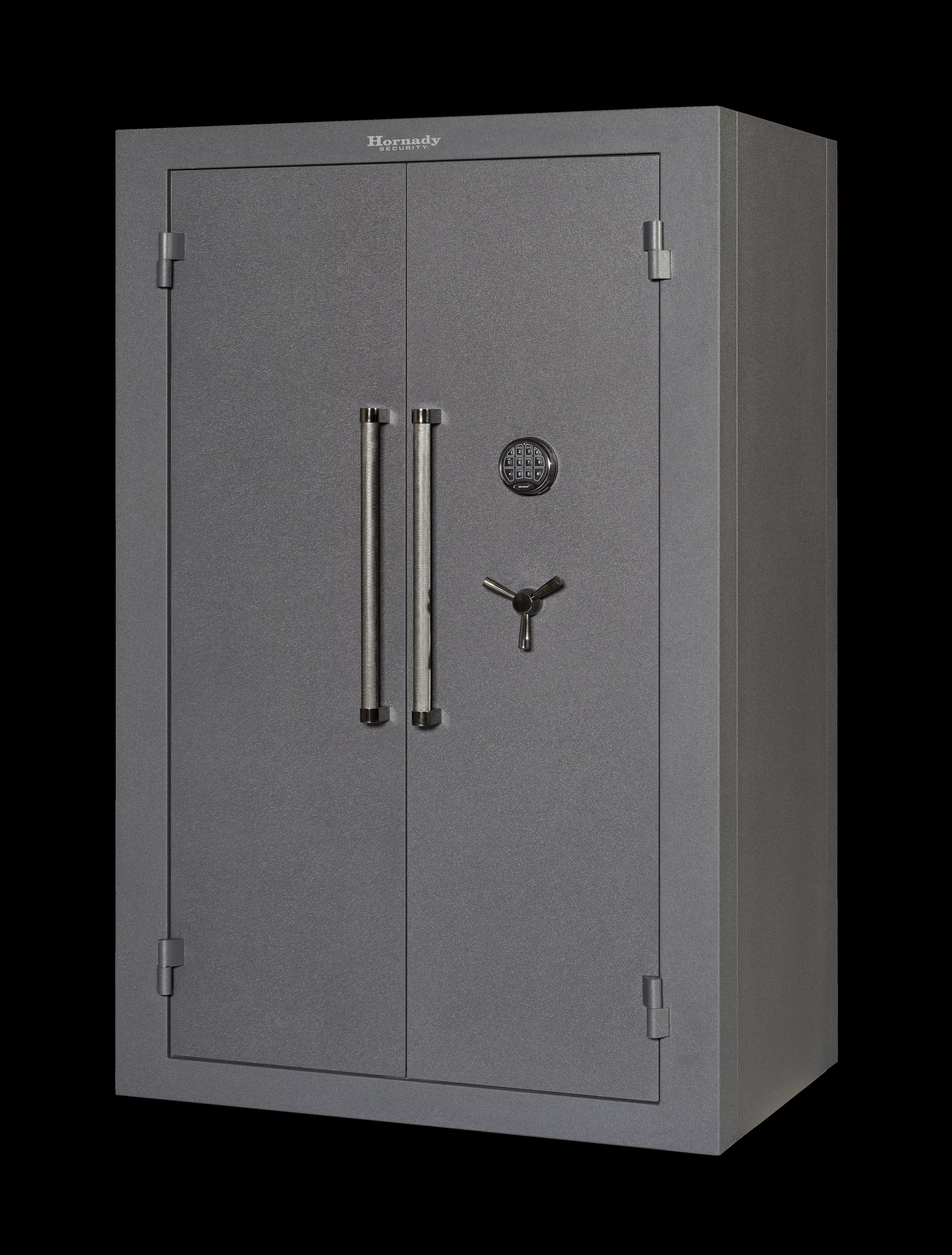 Hornady 95072 MobilisDouble Door Max Matte Grey 9 Gauge Steel Safe