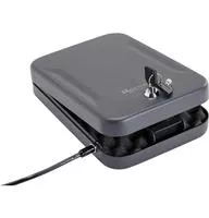 Hornady 95210 Lock Box Xl Key Entry Black Steel Holds 1 Handgun 10 " L X 7 " W X 2 " D