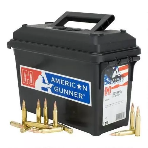 Hornady American Gunner 5.56 NATO Ammunition 247 Rounds 55 Grain Match Hollow Point 3240fps