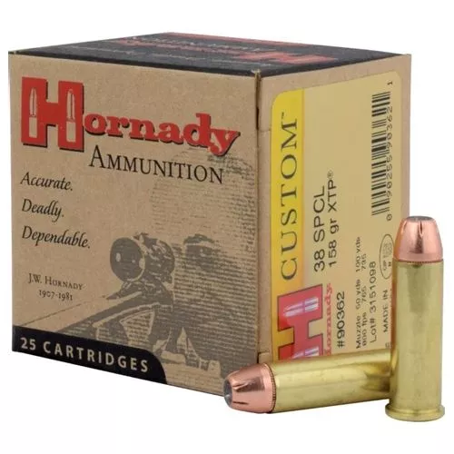 Hornady AMMO 38 SPCL 158 GR XTP