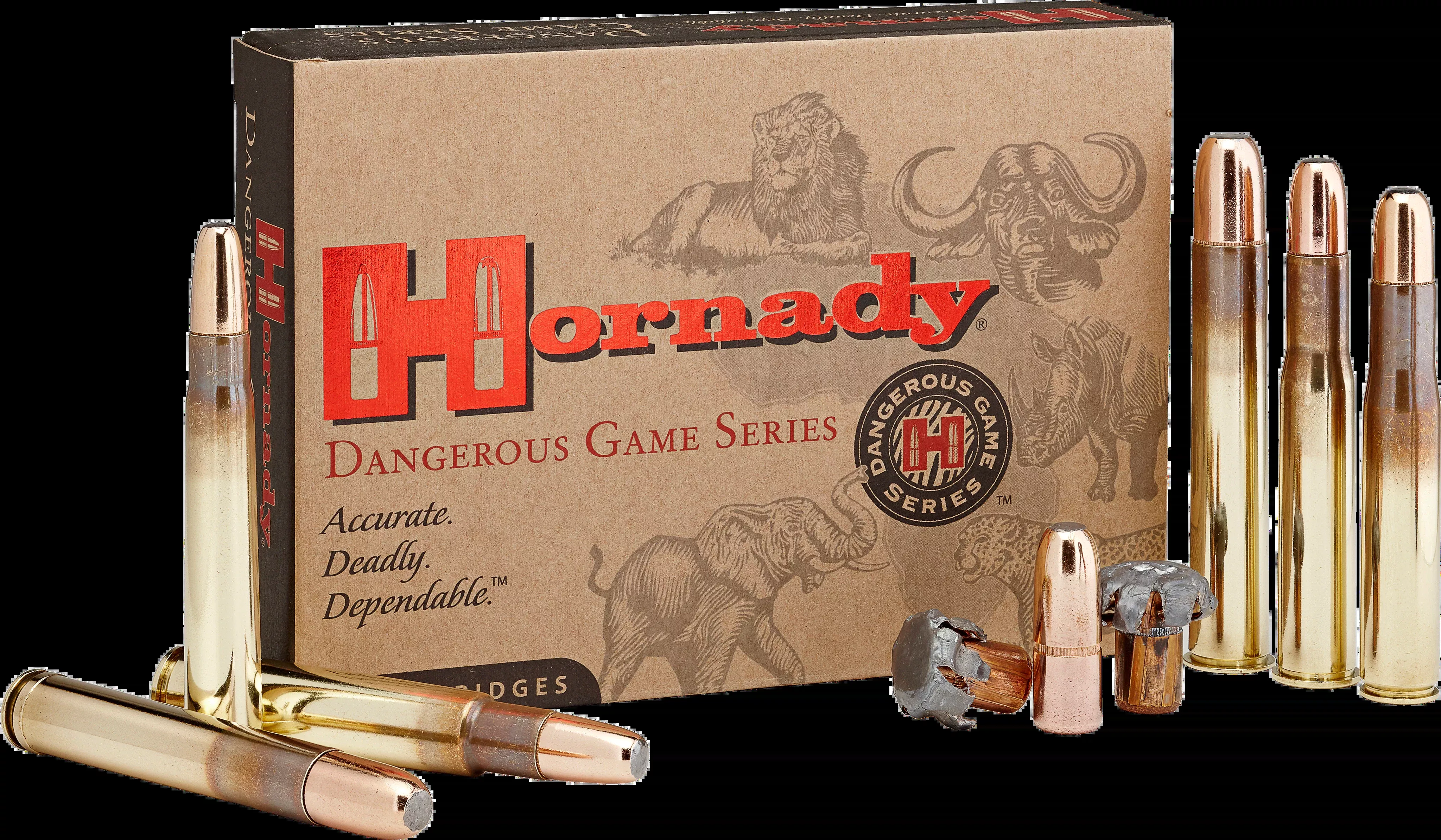 Hornady Dangerous Game 500 Nitro Express 570gr DGX Bonded - Box or Case