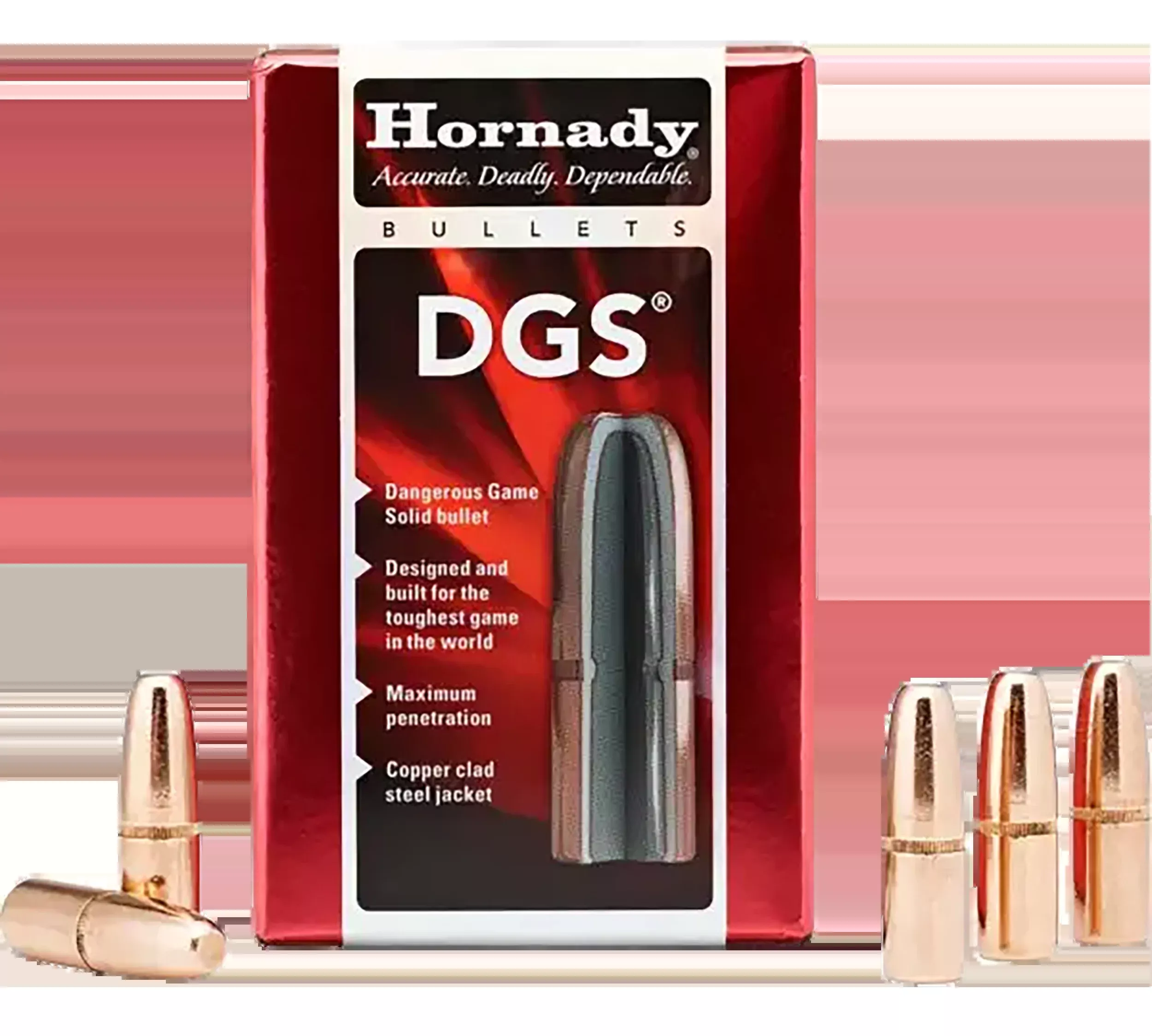 Hornady DGS Dangerous Game Solid Flat Nose Rifle Bullets .423 400gr, 50/Box 4241