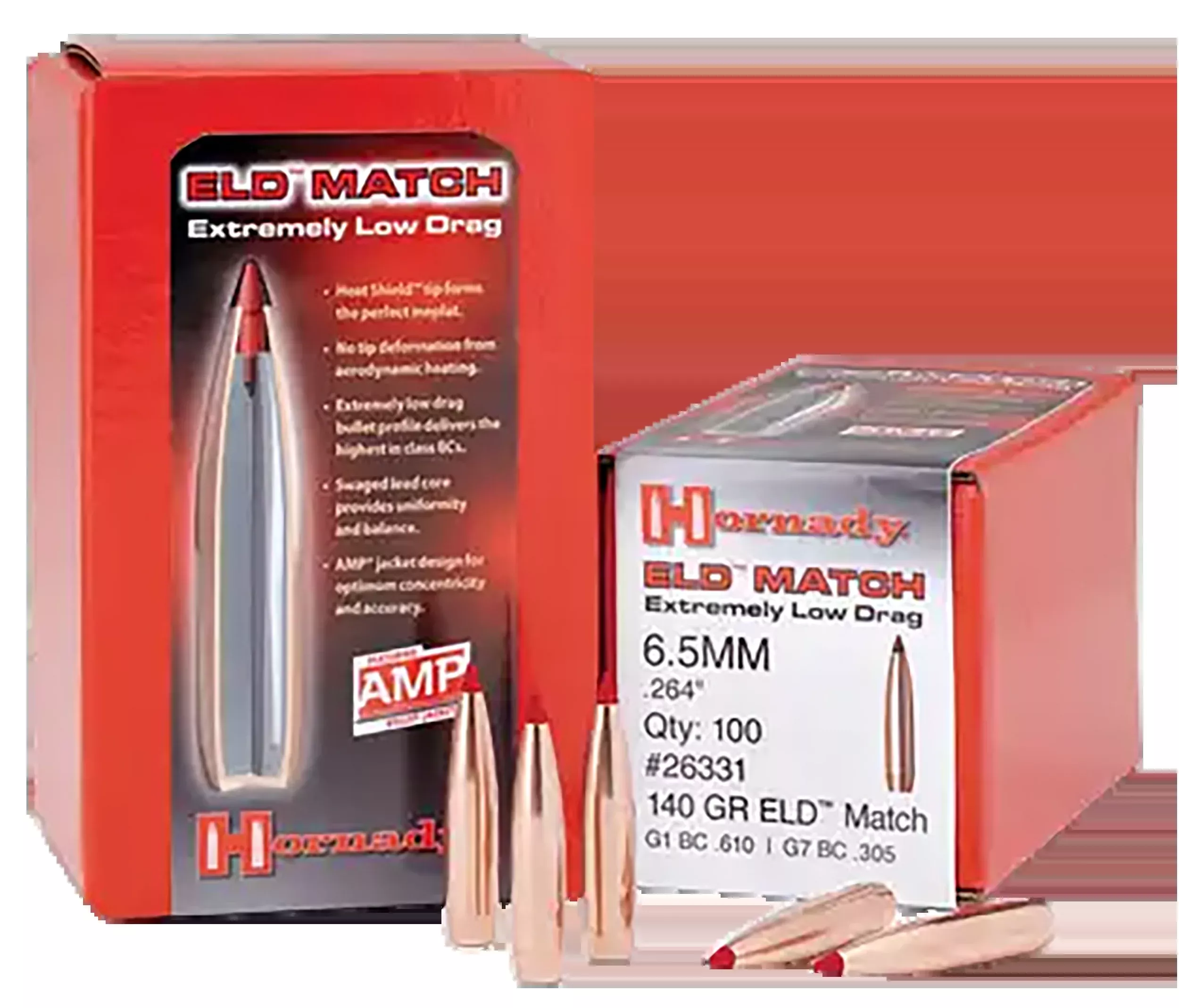 Hornady ELD Match .338 285gr Polymer Tip Bullets - 50/Box