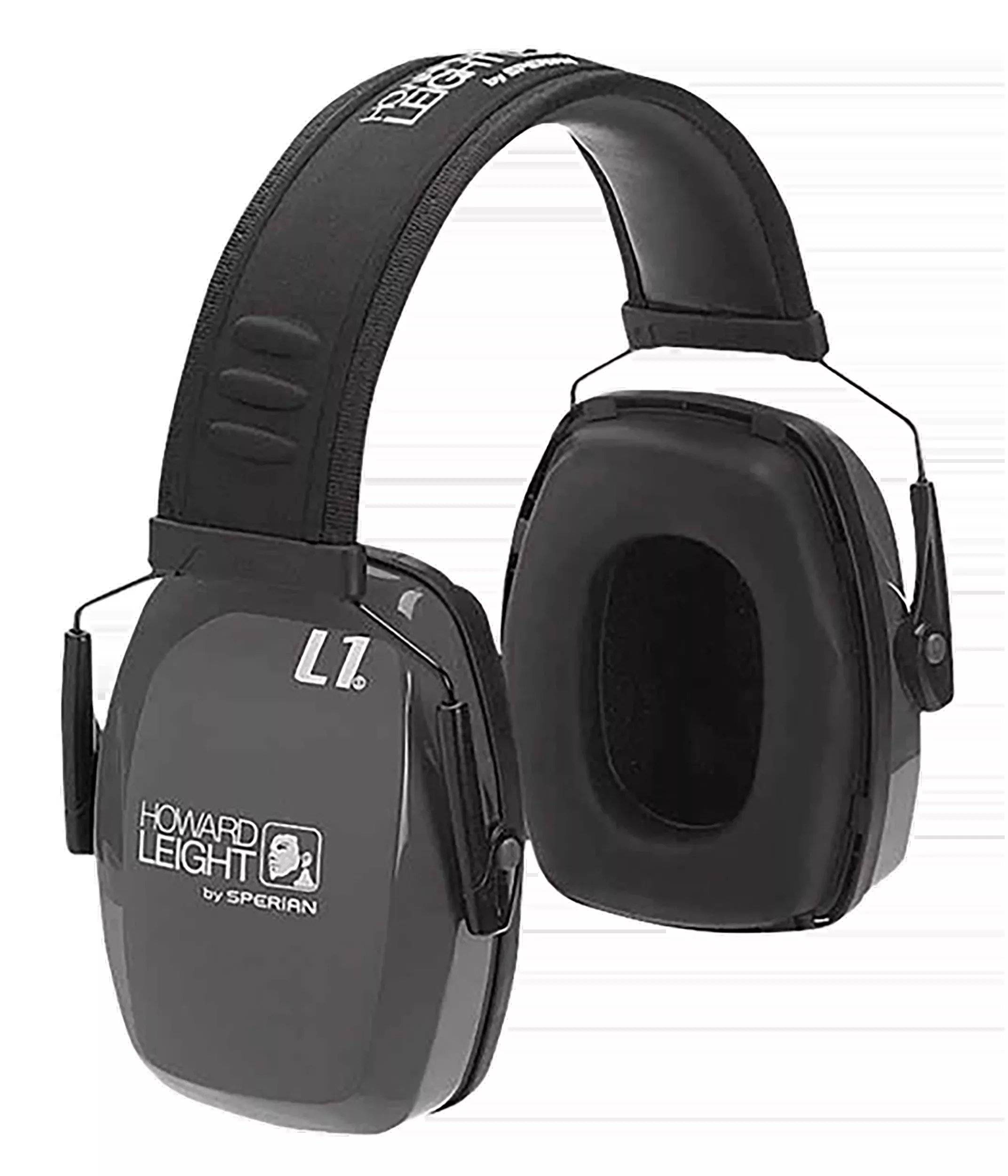 Howard Leight Leightning L1 Over-the-Head Earmuff, NRR 25 dB, Air Flow Control, Steel Headband R01524