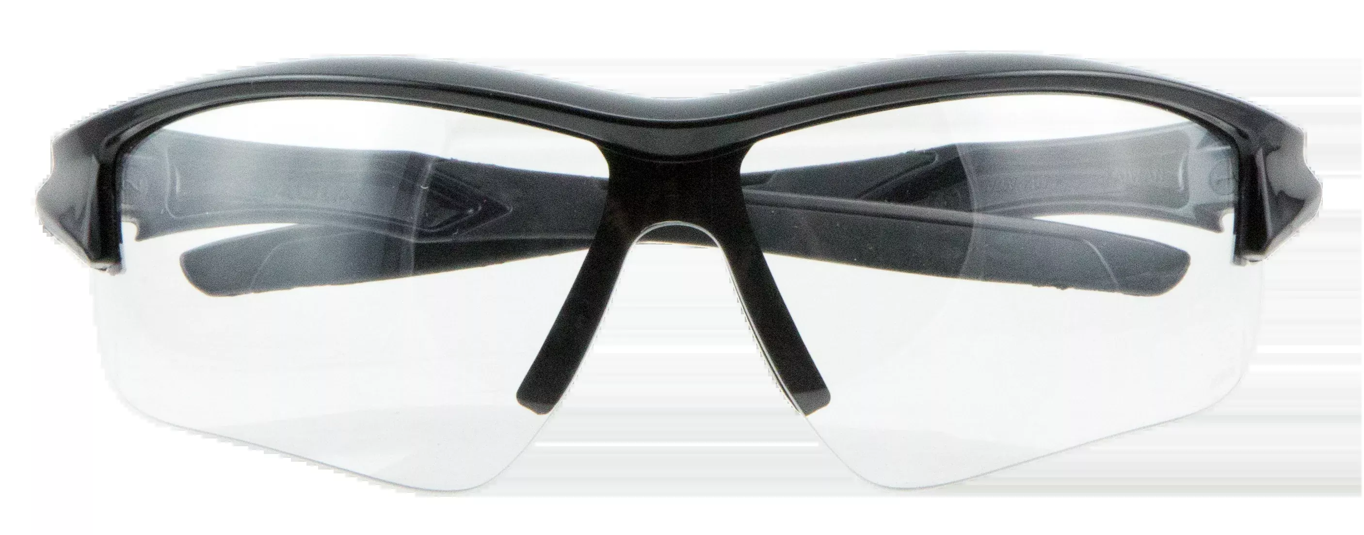 Howard Leight Uvex Acadia Safety Glasses, Clear Anti-Fog Lens, Black 3/4 Frame, ANSI Z87.1 — R02214