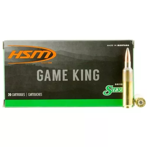 HSM 65X2843N Game King6.5x284 Norma 140 gr Sierra GameKing Spitzer Boat Tail 20 Per Box/ 20 Case