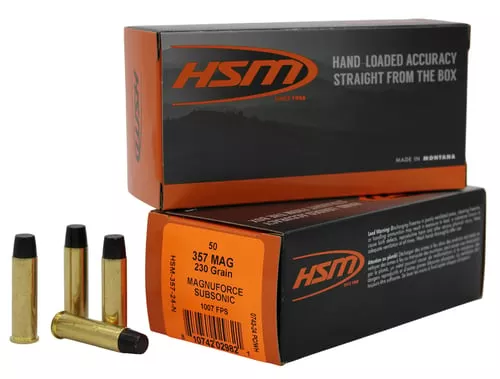 HSM SUBSONIC 357MAG HITEK 230GR HCFN 50/10